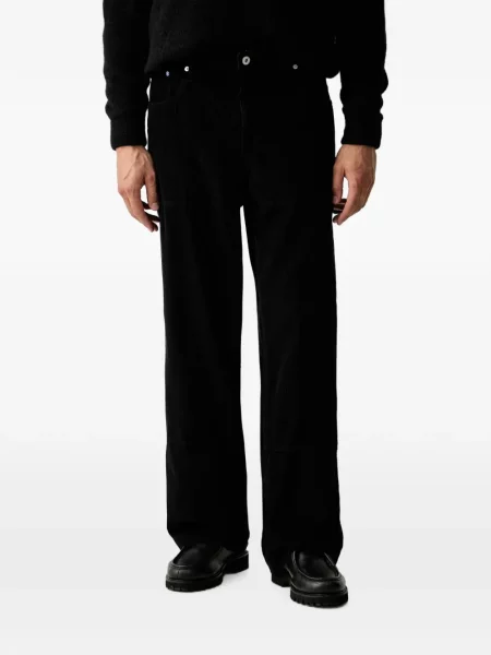 Pantaloni Karl Lagerfeld Jeans de catifea cord negru