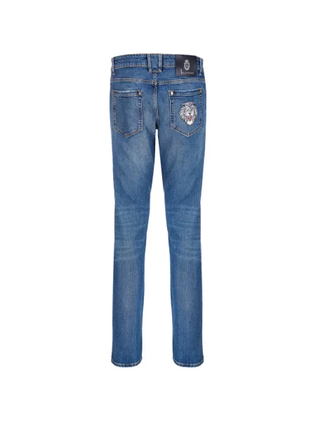 Rovné kalhoty Billionaire modré