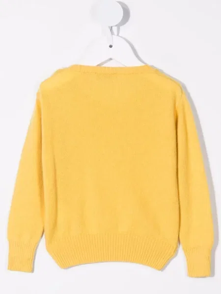 Sweter dziecięcy Siola żółty