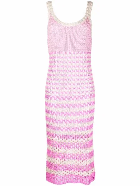 Rochie Red Valentino tricotate de costum roșu