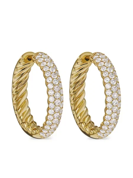 Cercei David Yurman galben