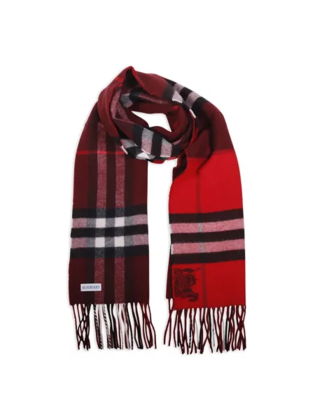 Fular Burberry din cașmir în carouri