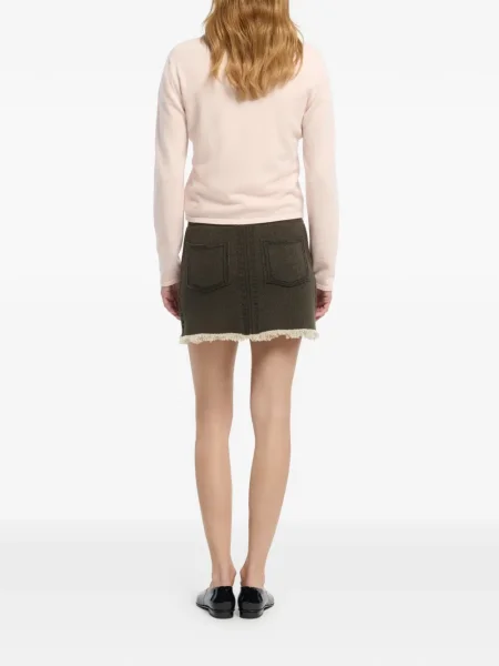 Cardigan Barrie din cașmir cu model floral roz