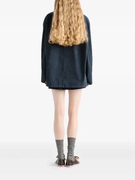 Geanta de piele Prada albastru