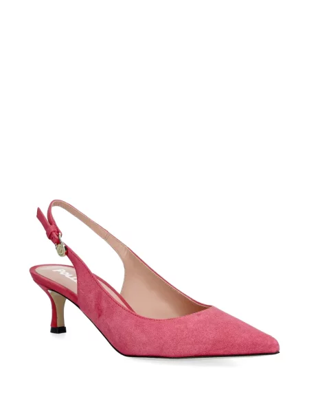 Pantofi cu toc Pollini slingback roz