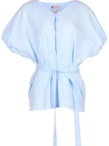 Блуза LadyLike текстиль блакитний