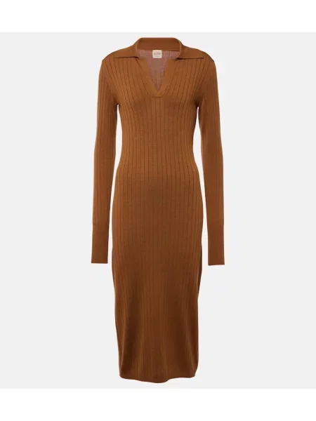 Svilen pletena obleka Tod's