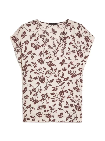 Top Pennyblack cu model floral cu imagine cu decolteu în V