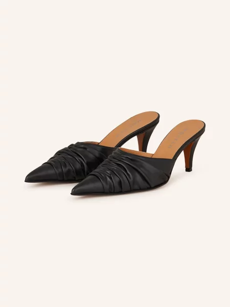 Mcqueen Klapki Typu Mules schwarz czarne