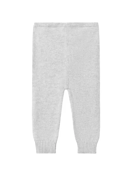 Legginsy dziecięce Bonpoint szare