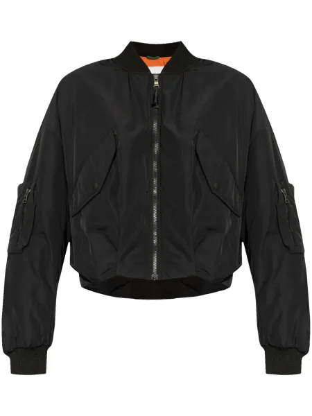 Geacă bomber Lacoste cu broderie negru