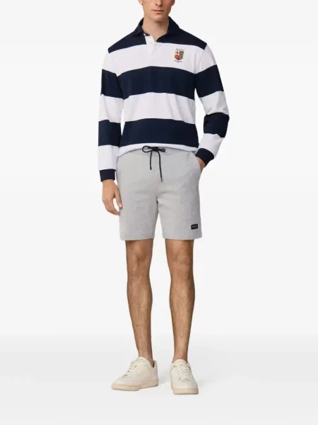 Pantaloni scurți Hackett London cu autograf gri