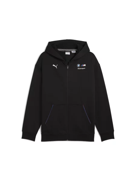 Kurtka z kapturem i zamkiem BMW M Motorsport Essentials+ czarna