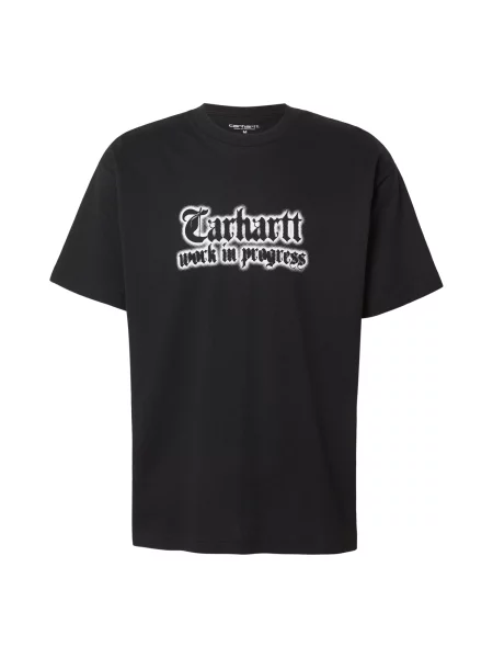 Carhartt WIP Tricou World Tour / alb negru
