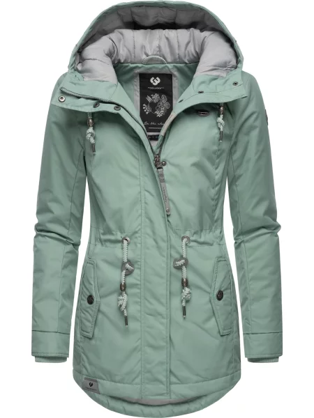 Ragwear Palton de iarnă verde
