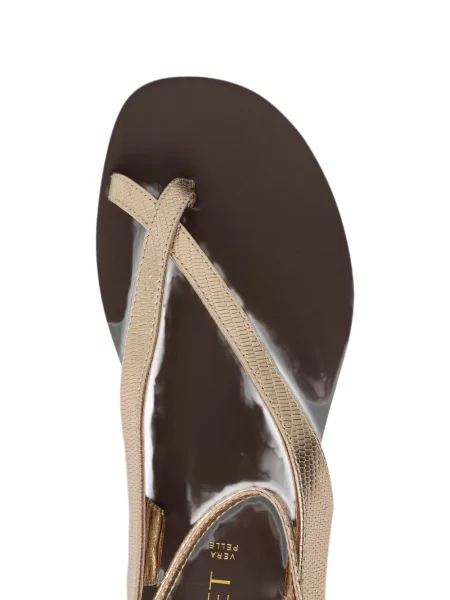 Sandale Twinset din piele cu imagine