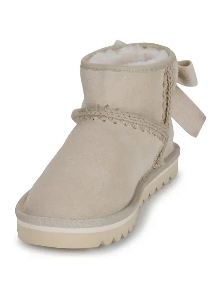 Pantofi Armistice cu funde bej