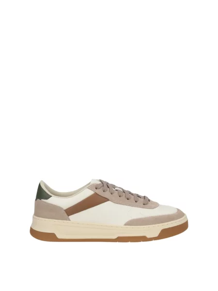 Sneakersy Boss skórzane beżowe