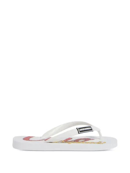 Japonki dziecięce Dsquared2 białe