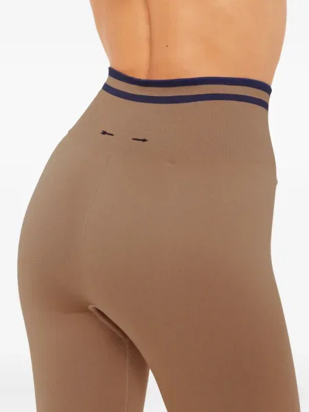 Leggings The Upside cu dungi maro