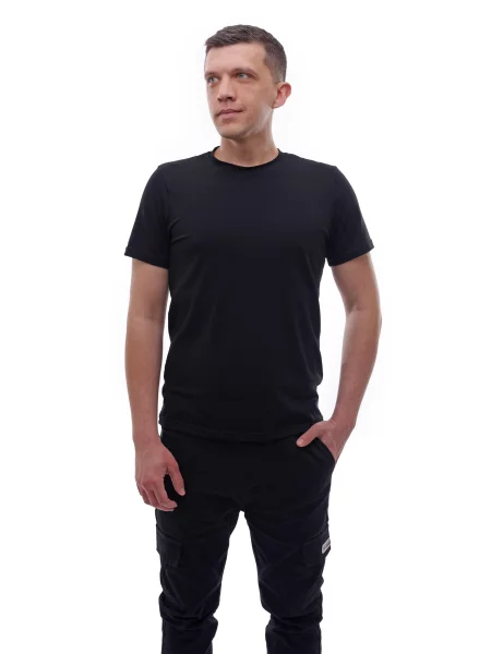 Футболка STREAM віскоза/поліестер чорний