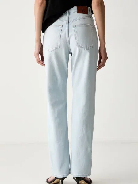 Calvin Klein Jeans jeansy straight niebieskie