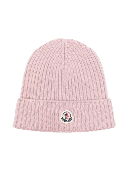 Czapka dziecięca Moncler Enfant różowa