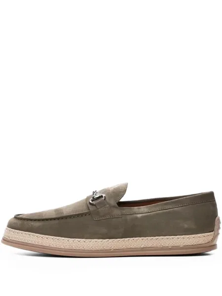 Loafersy Poche Paris zielone