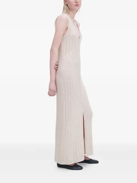 Rochie maxi Filippa K cu decolteu în V de costum