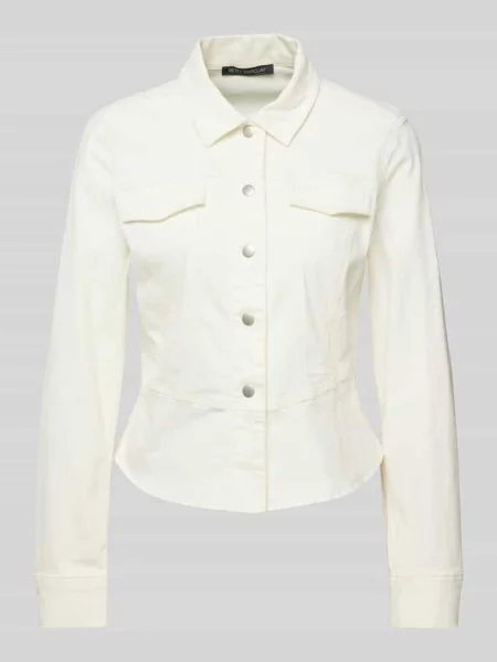 Żakiet z tkaniny stylizowanej na denim Betty Barclay biała