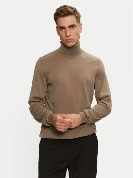 Pulover Boss de lână negru