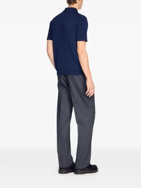 Scurt tricou polo Sandro albastru