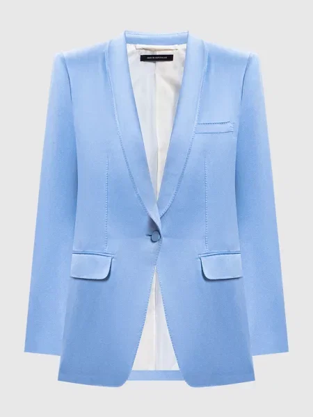 Жакет з шовком Tom Ford блакитний