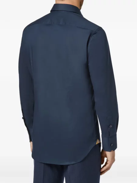 Риза slim fit Billionaire синьо