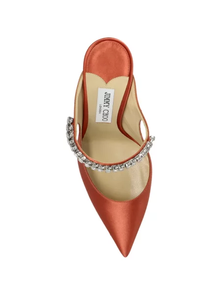 Papuci tip mules Jimmy Choo portocaliu