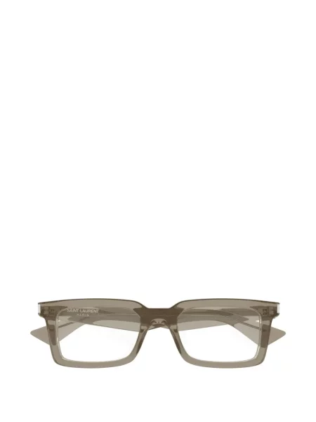 Sluneční brýle Saint Laurent Eyewear hnědé