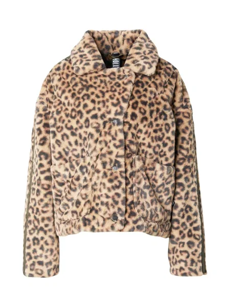 FREAKY NATION Geacă de primăvară-toamnă COZY LEO / ciocolatiu / maro deschis / kaki bej