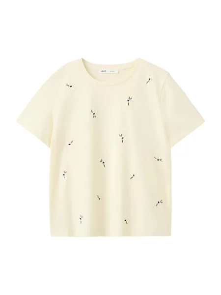 MANGO Tricou FLOWI' galben