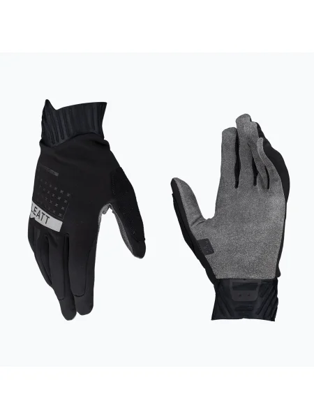 Leatt MTB Windblock kerékpáros kesztyű fekete. Méret: M fekete