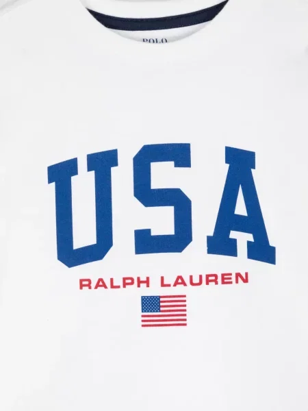 Koszulka polo dziecięca Polo Ralph Lauren biała