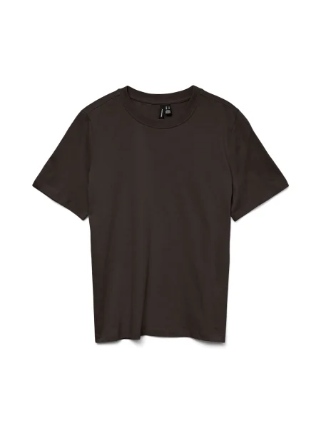 Vero Moda Tričko Paulina Regular Fit hnedá