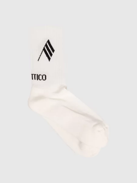 Шкарпетки з логотипом The Attico білі