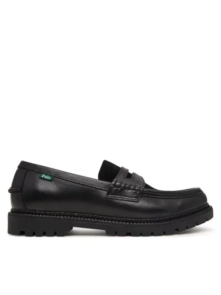 Polo Ralph Lauren Μοκασίνια Jett Penny μαύρο