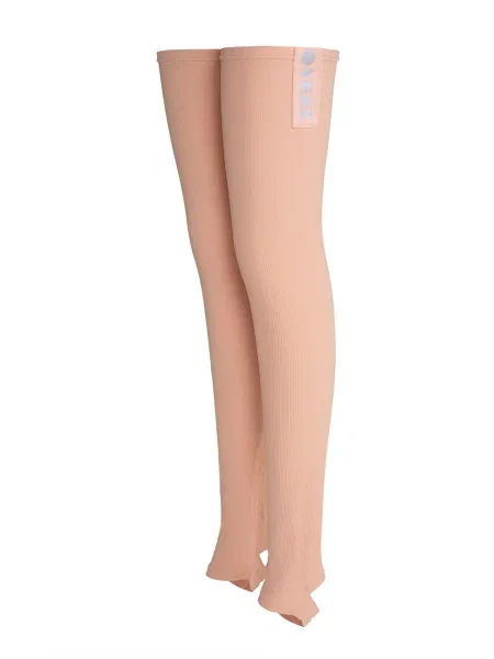 YEAZ Čarape preko koljena Crunch marelica