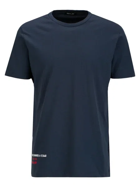 REPLAY Tricou bleumarin