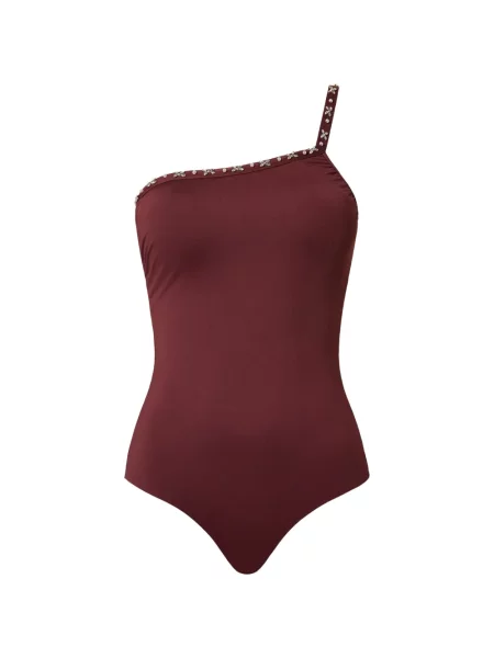 Maudymosi kostiumėlis Twinset vieno peties raudona
