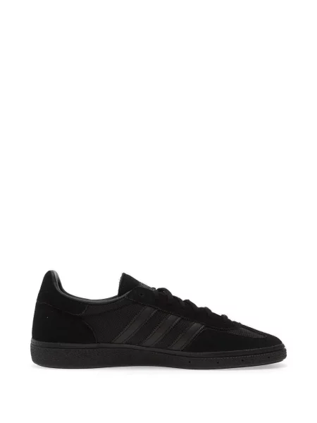 Τρέξιμο fleece μπλούζα Adidas με λαιμόκοψη v μαύρο