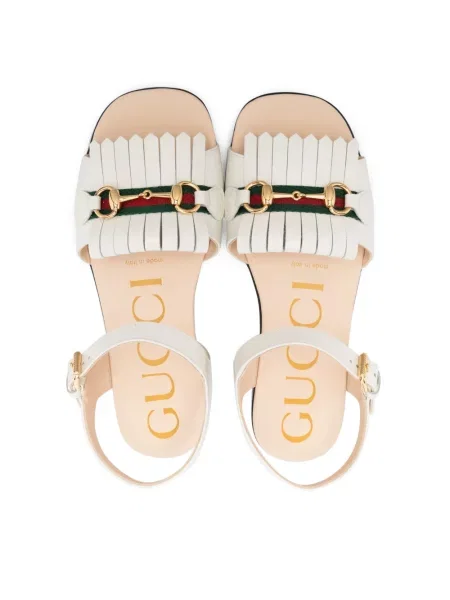 Sandały dziecięce Gucci białe