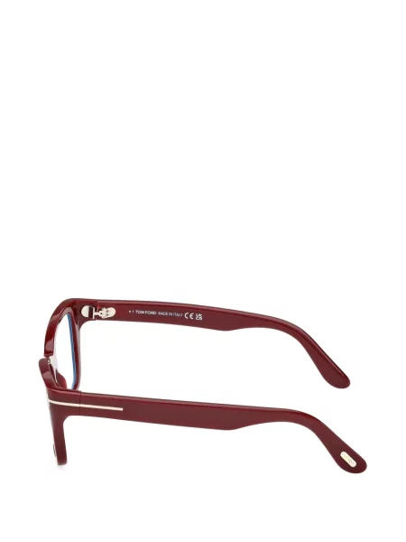 Квадратни слънчеви очила Tom Ford Eyewear червено