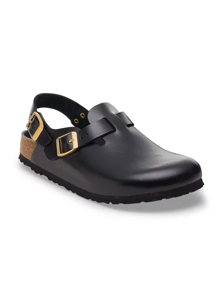 Birkenstock șlapi de piele Tokio HEX negru